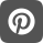 grey Pinterest icon